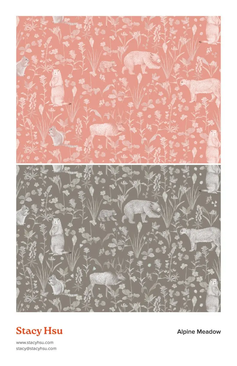 Alpine Meadow Pattern