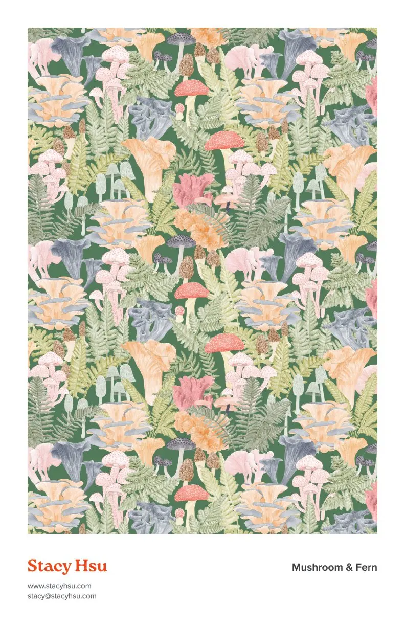 Mushroom & Fern