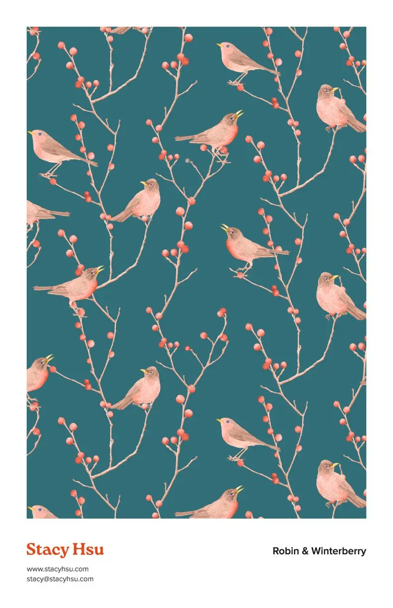 Robin & Winterberry