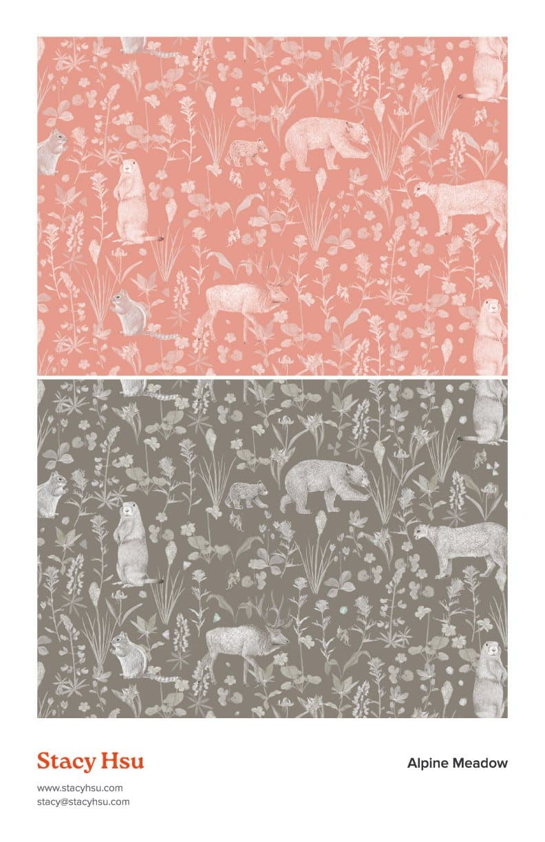 Alpine Meadow Pattern
