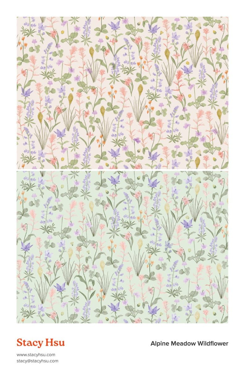 Alpine Meadow Wildflower