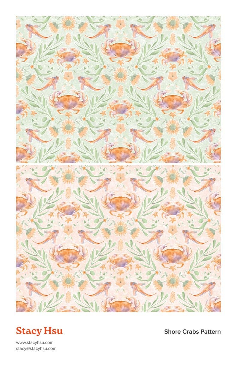 Shore Crabs Pattern
