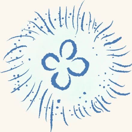 Moon Jelly — an illustrated motif from the Billion Oyster Project mural