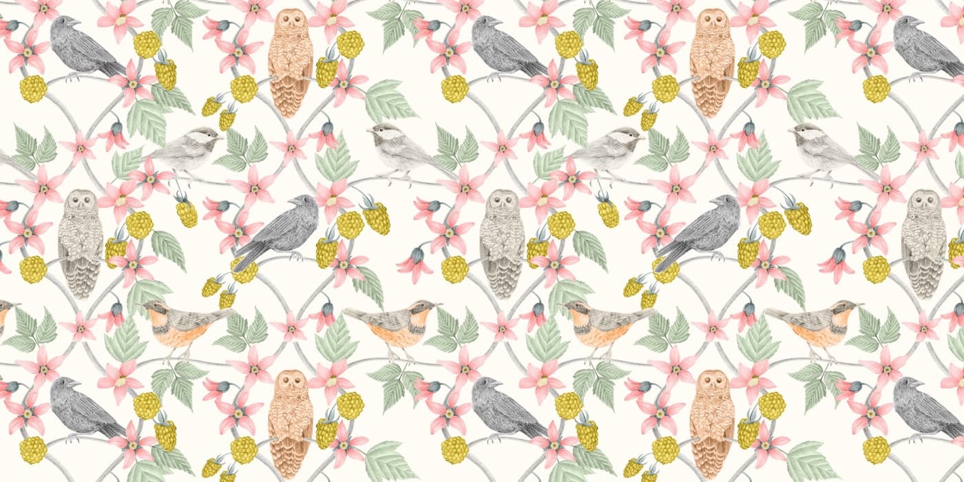 An owls-and-songbirds surface pattern