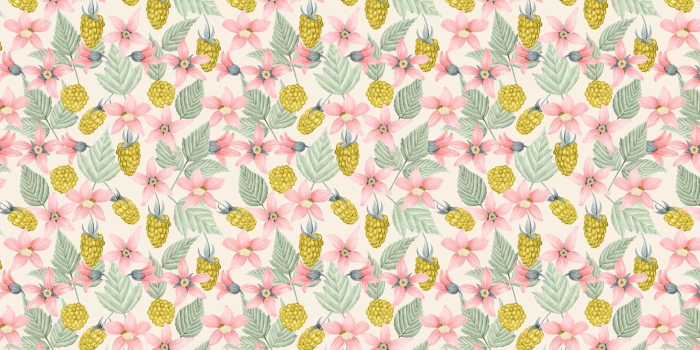 A salmonberry surface pattern